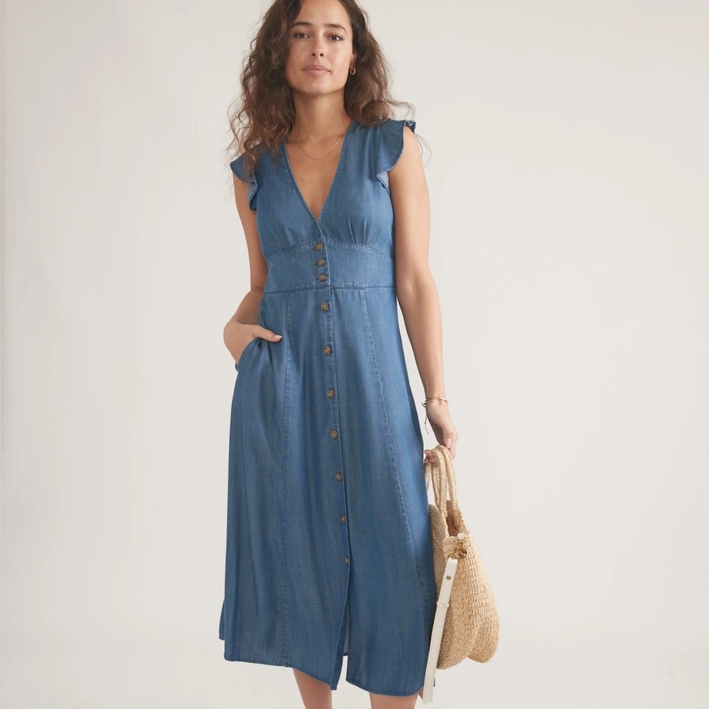 Marine Layer Camila Midi Dress